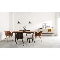 Ars manufacti Table à manger Atelier - Acacia massif / Métal - Acacia / Anthracite 14 Ars manufacti Table à manger Atelier - Acacia massif / Métal - Acacia / Anthracite -Meubles de salle à manger Soldes Magasin esstisch atelier akazie massiv metall lava 4487172