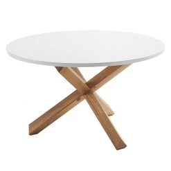 Mørteens Table Avia - Chêne partiellement massif Blanc / -Meubles de salle à manger Soldes Magasin esstisch avia eiche teilmassiv weiss eiche 1283570