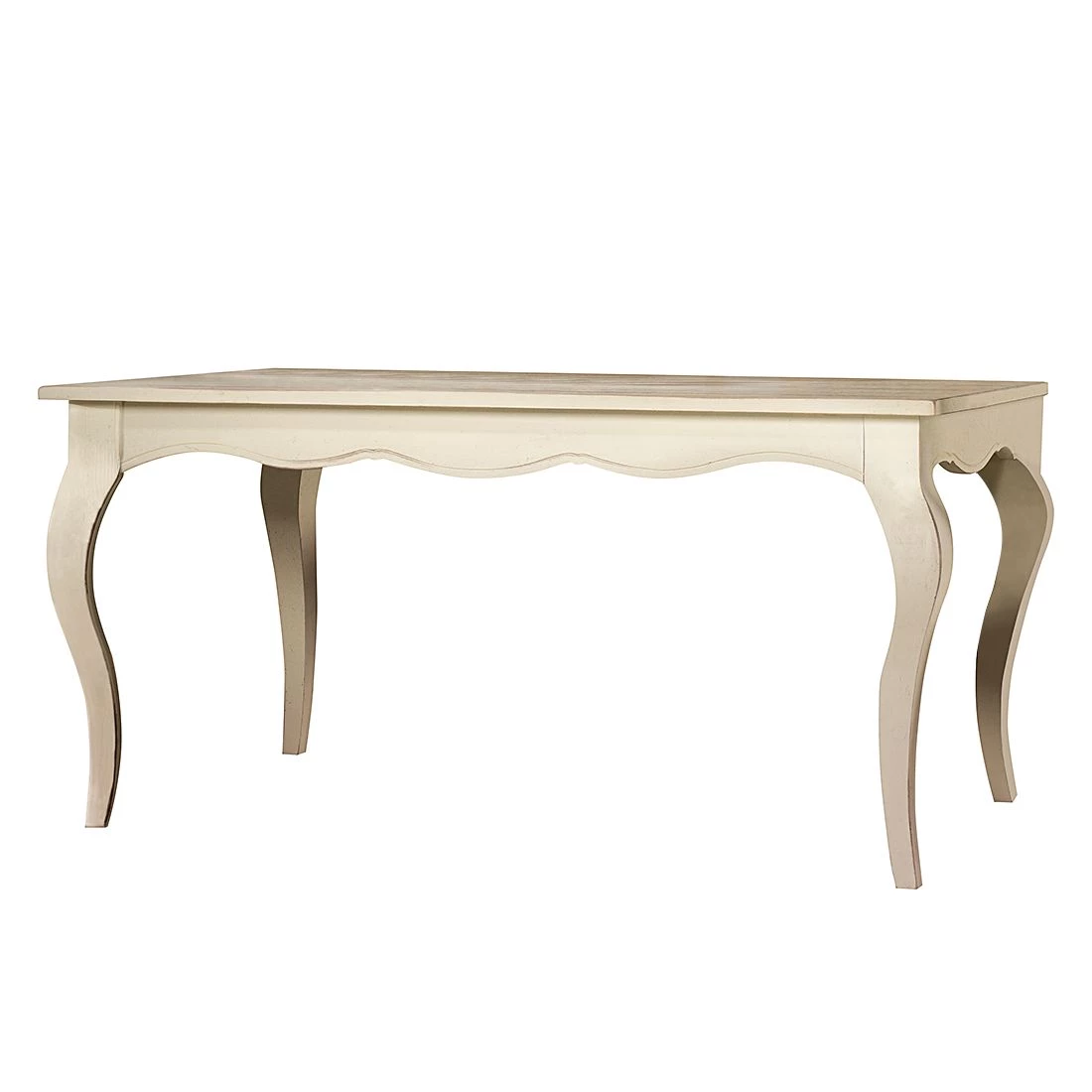 Maison Belfort Table extensible Azjana I - Pin massif - Ivoire 1 Maison Belfort Table extensible Azjana I - Pin massif - Ivoire