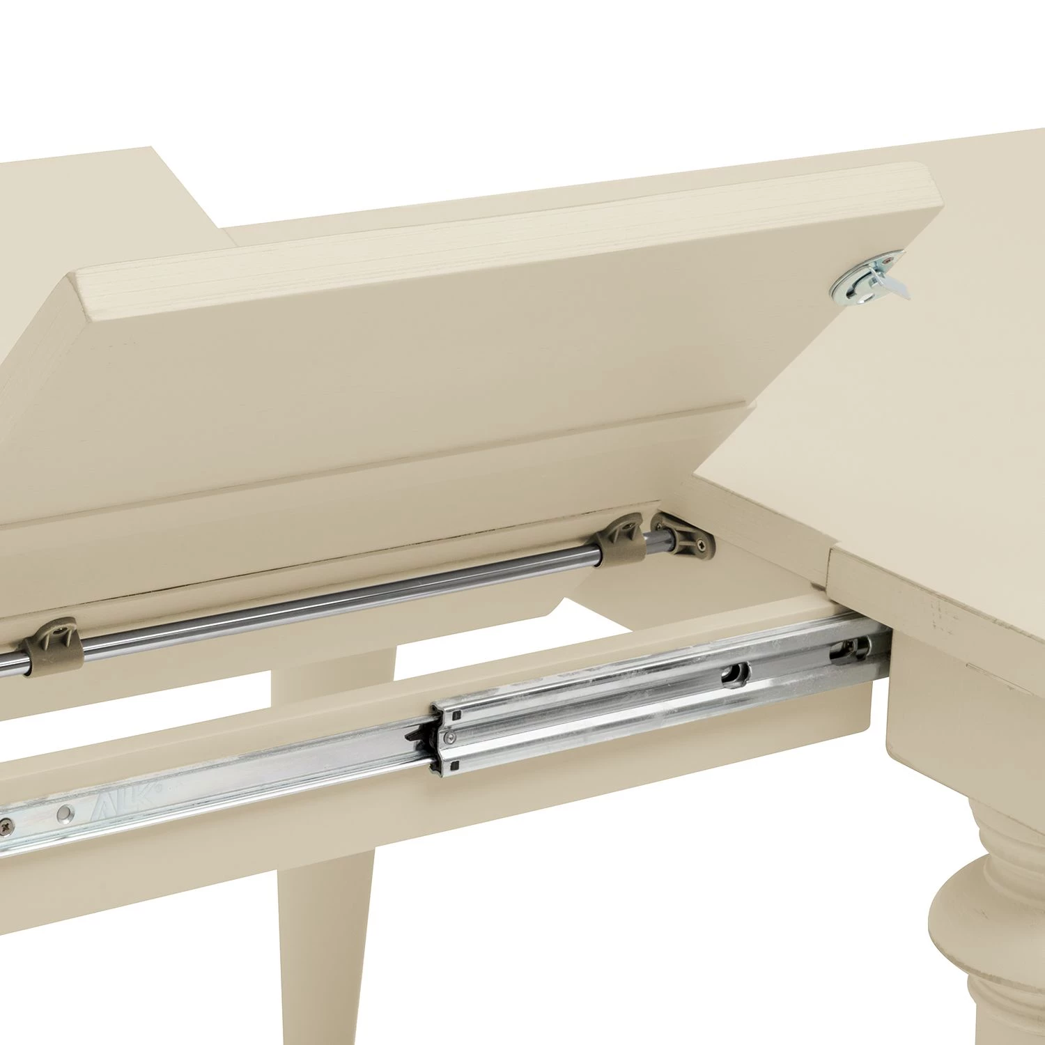 Maison Belfort Table Azjana - Beige clair - Avec rallonge des deux côtés 7 Maison Belfort Table Azjana - Beige clair - Avec rallonge des deux côtés – Image 7