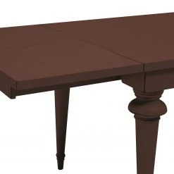 Maison Belfort Table Azjana - Pin marron - Avec rallonge des deux côtés -Meubles de salle à manger Soldes Magasin esstisch azjana pinie massiv pinie braun mit kopfauszug beidseitig 3402505