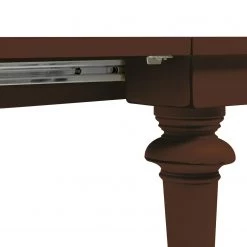 Maison Belfort Table Azjana - Pin marron - Avec rallonge des deux côtés -Meubles de salle à manger Soldes Magasin esstisch azjana pinie massiv pinie braun mit kopfauszug beidseitig 3402513