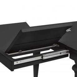 Maison Belfort Table Azjana - Noir - Avec rallonge d'un seul côté 9 Maison Belfort Table Azjana - Noir - Avec rallonge d'un seul côté -Meubles de salle à manger Soldes Magasin esstisch azjana pinie massiv schwarz mit kopfauszug einseitig 3549409