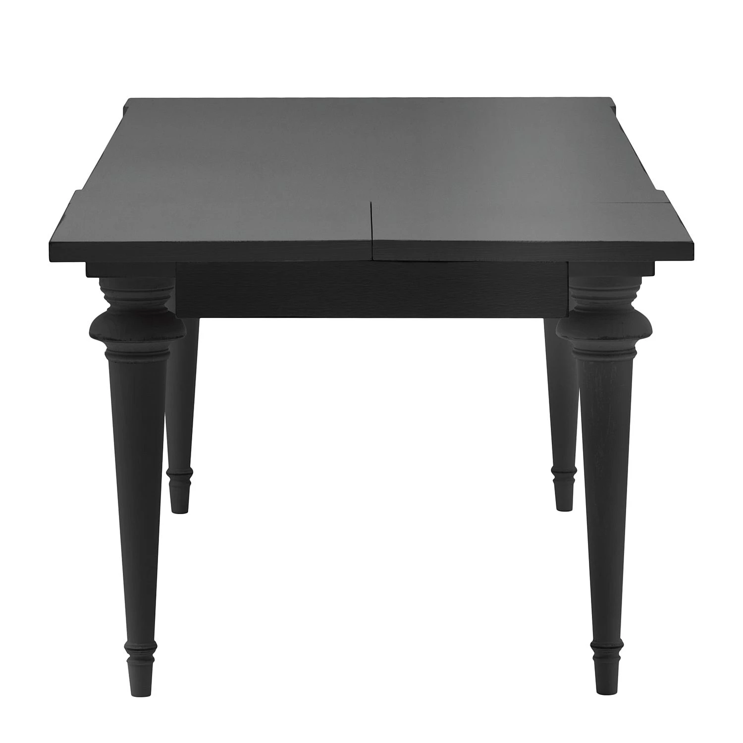 Maison Belfort Table Azjana - Noir - Avec rallonge d'un seul côté 3 Maison Belfort Table Azjana - Noir - Avec rallonge d'un seul côté – Image 3