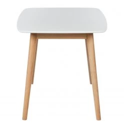 Mørteens Table Bjelland - 150 x 80cm -Meubles de salle à manger Soldes Magasin esstisch bjelland eiche teilmassiv eiche weiss 150 x 80cm 4065916