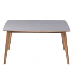 Mørteens Table Clochau - 140 x 80 cm -Meubles de salle à manger Soldes Magasin esstisch clochau esche teilmassiv grau esche 140 x 80 cm 4968292