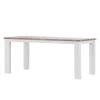 Maison Belfort Table Doral - Acacia massif - Marron / Blanc