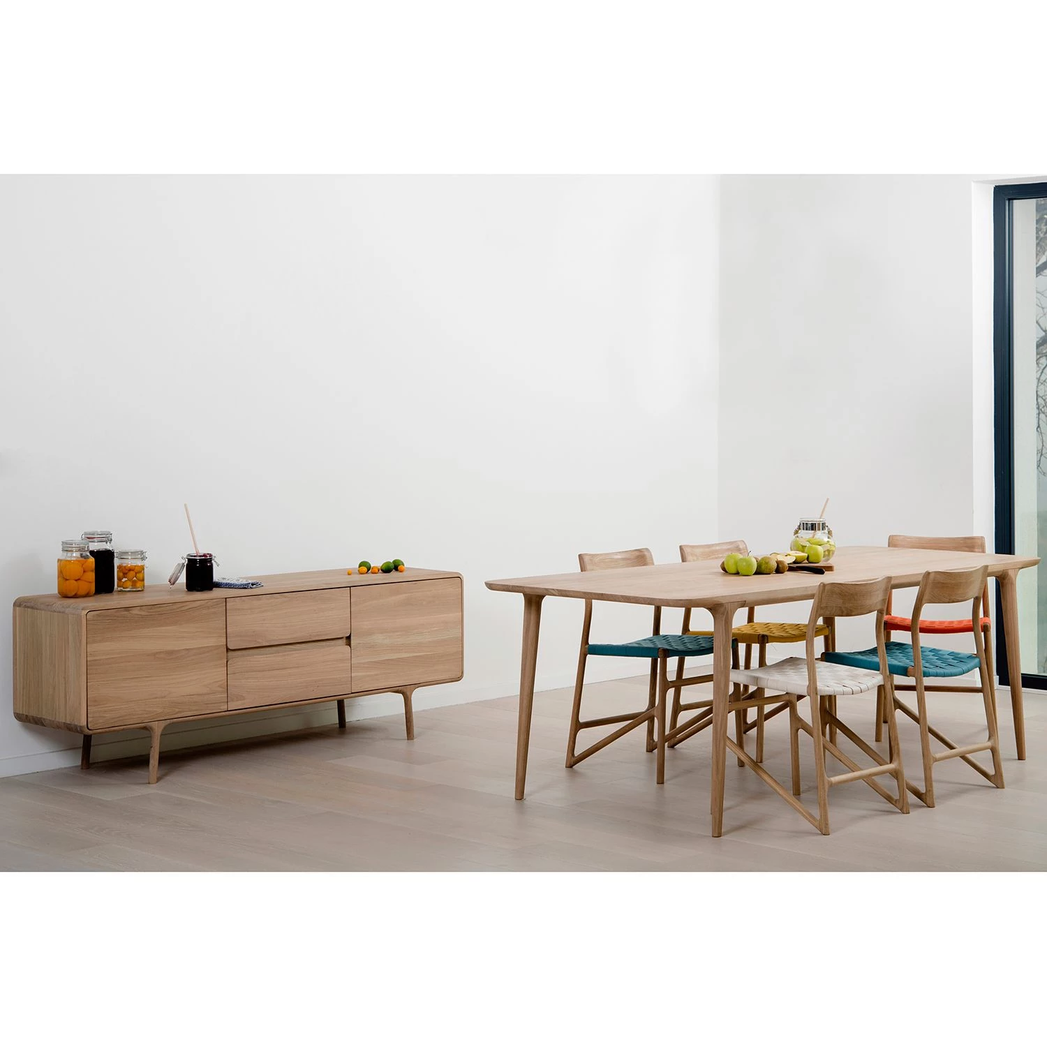 Studio Copenhagen Table Fleek - Chêne clair - 200 x 90 cm 2 Studio Copenhagen Table Fleek - Chêne clair - 200 x 90 cm – Image 2