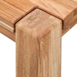 Ars Natura Table RichWOOD - Chêne - 180 x 90 cm -Meubles de salle à manger Soldes Magasin esstisch larissa eiche massiv geoelt optional mit ansteckplatte 335876