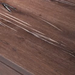 Ars Natura Table à  manger Leeds - 180 x 90 cm -Meubles de salle à manger Soldes Magasin esstisch leeds eiche massiv verwittert 180 x 90 cm 4487724