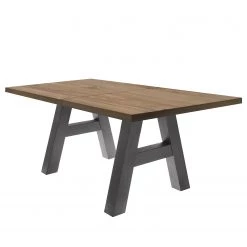 Mooved Table extensible Leeton l - Imitation chêne de Stirling