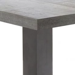 Mooved Table Leeton II - Imitation béton - 180 x 90 cm -Meubles de salle à manger Soldes Magasin esstisch leeton ll beton dekor 180 x 90 cm 4774248