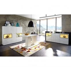 Germania Table Levier - Weiß -Meubles de salle à manger Soldes Magasin esstisch levier hochglanz weiss 3031921