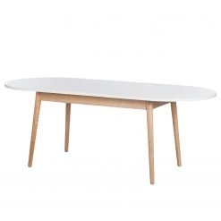 Mørteens Table Lindholm (extensible) V - 170 x 90 cm -Meubles de salle à manger Soldes Magasin esstisch lindholm mit ausziehfunktion v eiche teimassiv 170 x 90 cm 4038828