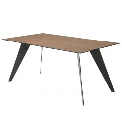 Ars manufacti Table Menosio - Marron chiné - 180 x 100 cm