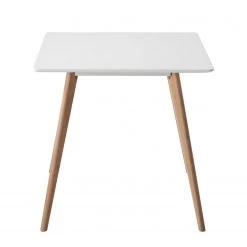 Mørteens Table Osiek - 80 x 80 cm -Meubles de salle à manger Soldes Magasin esstisch osiek eiche teilmassiv weiss eiche 80 x 80 cm 4759500