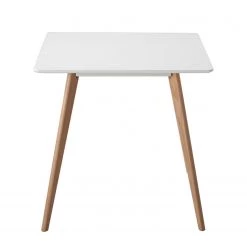 Mørteens Table Osiek - 80 x 80 cm -Meubles de salle à manger Soldes Magasin esstisch osiek eiche teilmassiv weiss eiche 80 x 80 cm 4759508