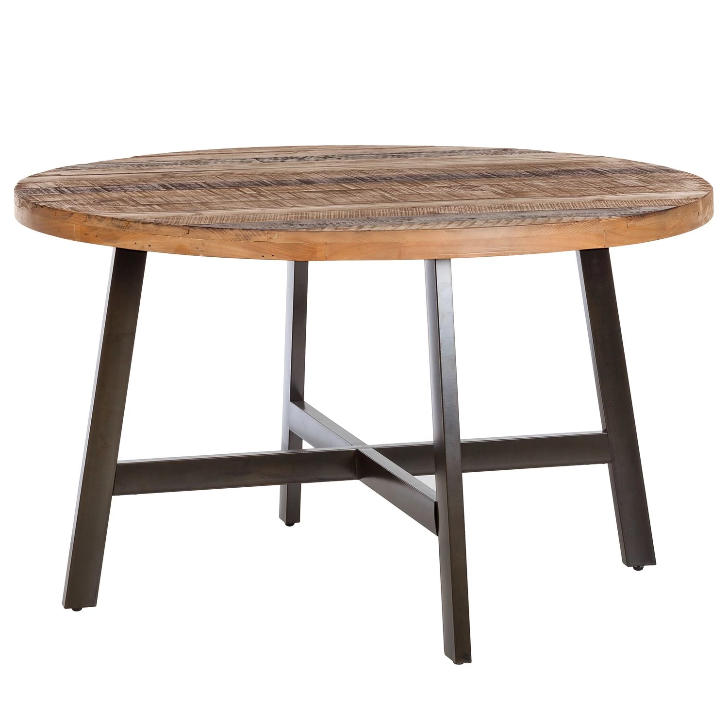 Ars manufacti Table Tamati II - Pin massif / acier inoxydable - pin / noir 1 Ars manufacti Table Tamati II - Pin massif / acier inoxydable - pin / noir