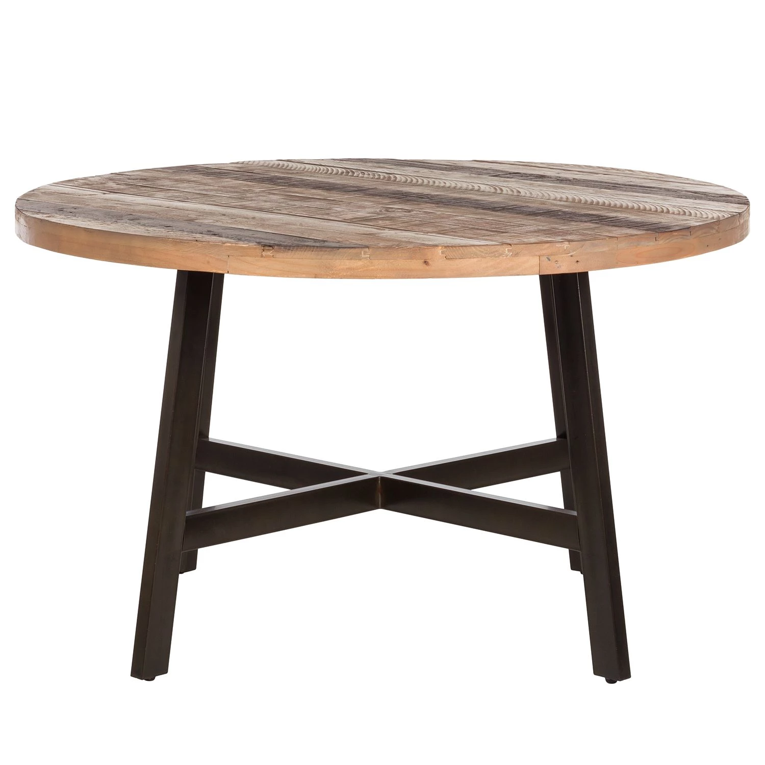 Ars manufacti Table Tamati II - Pin massif / acier inoxydable - pin / noir 3 Ars manufacti Table Tamati II - Pin massif / acier inoxydable - pin / noir – Image 3
