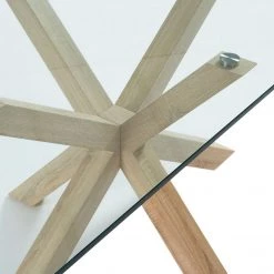 Fredriks Table Zuccarello V - Verre / Acier - Imitation chêne Sonoma 5 Fredriks Table Zuccarello V - Verre / Acier - Imitation chêne Sonoma -Meubles de salle à manger Soldes Magasin esstisch zuccarello iv glas holz 4208904