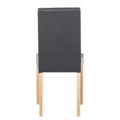 Ars Natura Chaises Flen (lot de 2) - Anthracite - Hêtre clair -Meubles de salle à manger Soldes Magasin esszimmerstuhl flen 2er set anthrazit buche 3330753