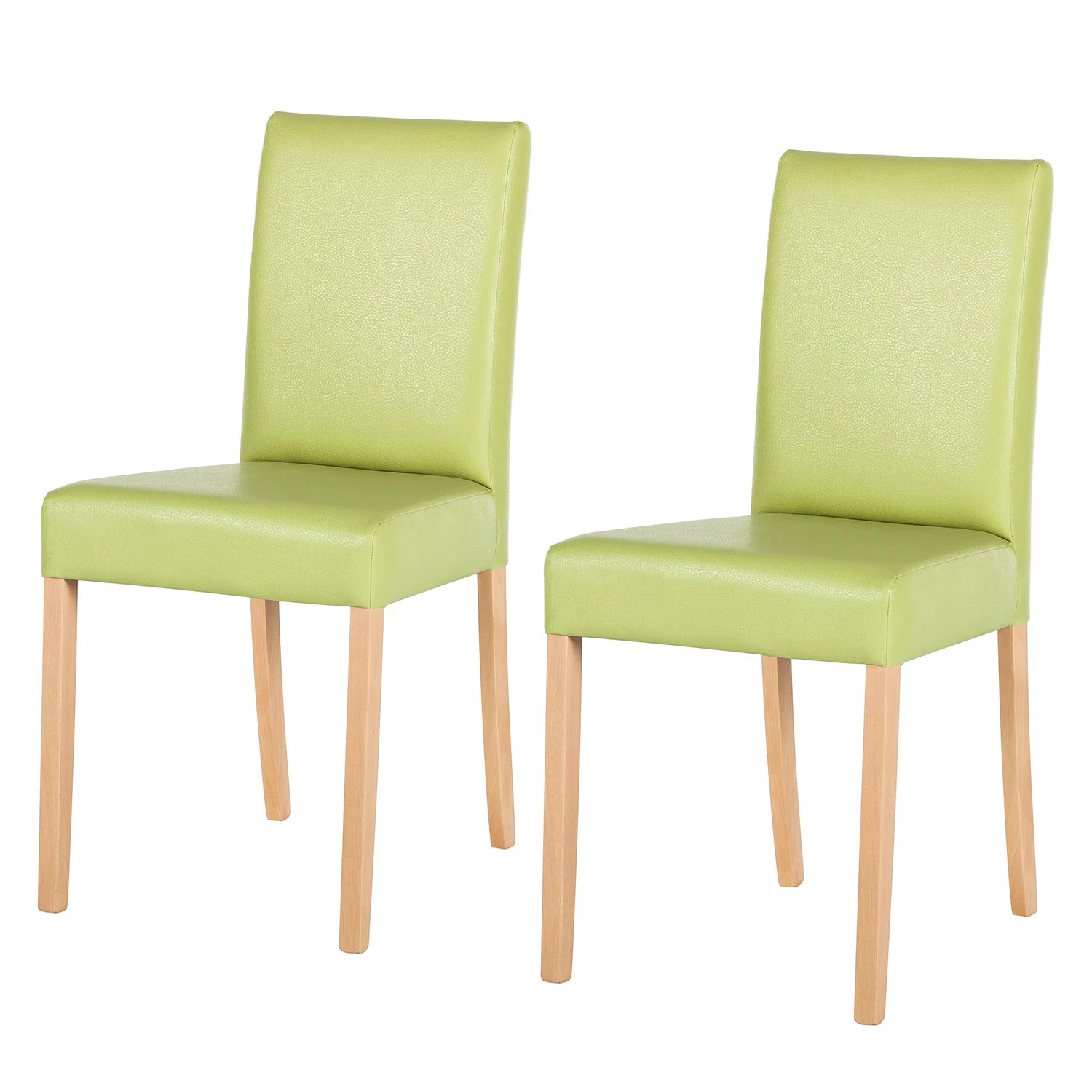 Ars Natura Chaises Flen (lot de 2) - Vert pâle - Hêtre clair 1 Ars Natura Chaises Flen (lot de 2) - Vert pâle - Hêtre clair
