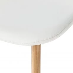 Mørteens Chaise capitonnée Iskmo - Blanc - Lot de 2 -Meubles de salle à manger Soldes Magasin esszimmerstuhl iskmo 2er set webstoff weiss 4034864