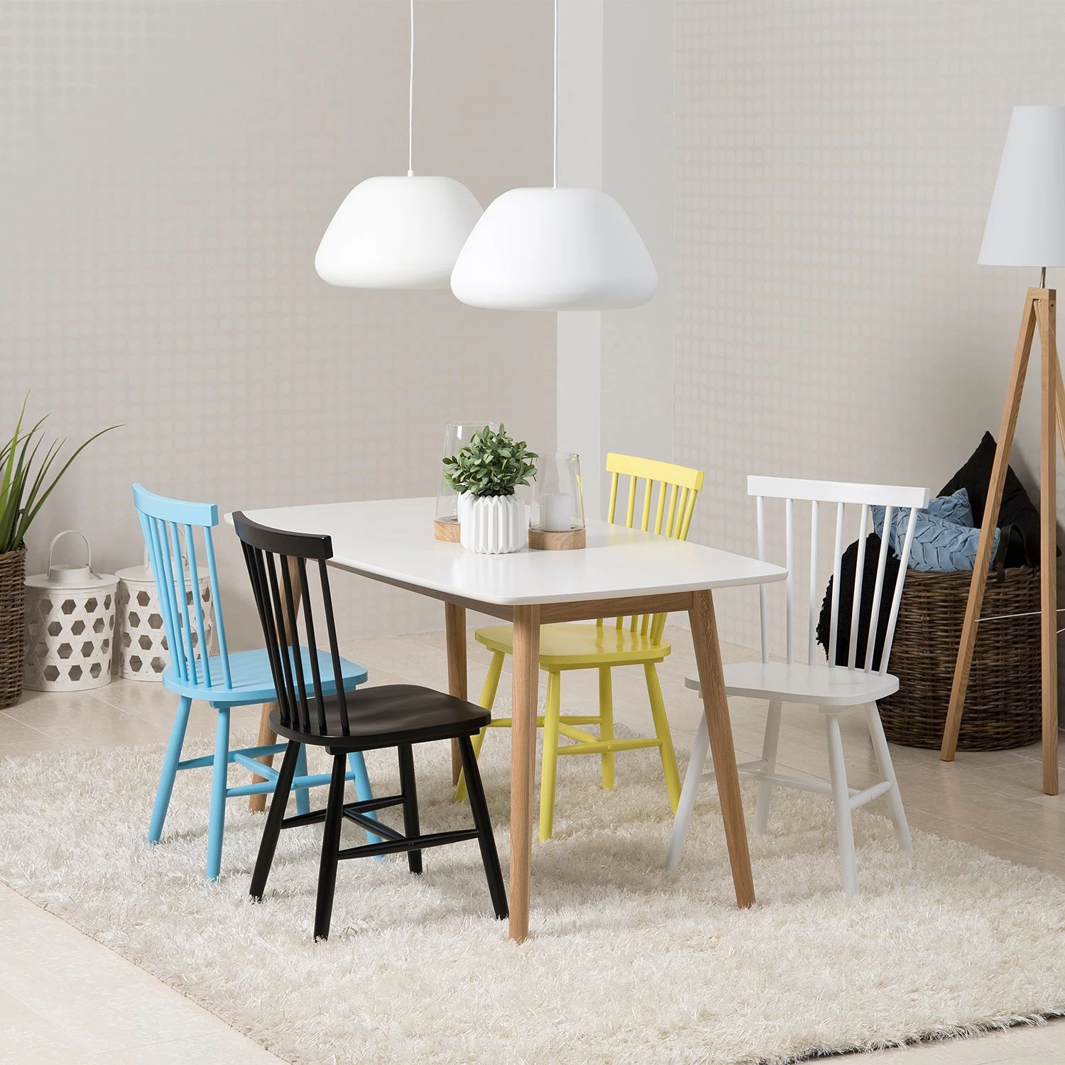 Mørteens Chaises Jalenas (lot de 2) - Blanc 11 Mørteens Chaises Jalenas (lot de 2) - Blanc – Image 11