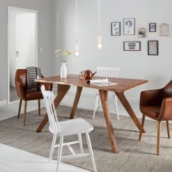 Mørteens Chaises Jalenas (lot de 2) - Blanc 19 Mørteens Chaises Jalenas (lot de 2) - Blanc -Meubles de salle à manger Soldes Magasin esszimmerstuhl jalenas 2er set gummibaum massiv weiss 4081388