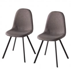 Mooved Chaises Kallax I (lot de 2) - Tissu / Métal