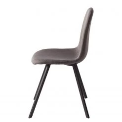 Mooved Chaises Kallax I (lot de 2) - Tissu / Métal 12 Mooved Chaises Kallax I (lot de 2) - Tissu / Métal -Meubles de salle à manger Soldes Magasin esszimmerstuhl kallax i 2er set webstoff metall grau 4791648