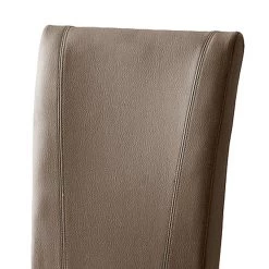 Ars Natura Chaises Karlsborg (lot de 2) - Cuir synthétique cappuccino / Hêtre marron foncé 5 Ars Natura Chaises Karlsborg (lot de 2) - Cuir synthétique cappuccino / Hêtre marron foncé -Meubles de salle à manger Soldes Magasin esszimmerstuhl karlsborg 2er set kunstleder cappuccino buche dunkelbraun 274370