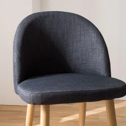 Mørteens Chaises Sangba (lot de 2) - Tissu / Métal -Meubles de salle à manger Soldes Magasin esszimmerstuhl sangba 2er set webstoff metall anthrazit 4781916