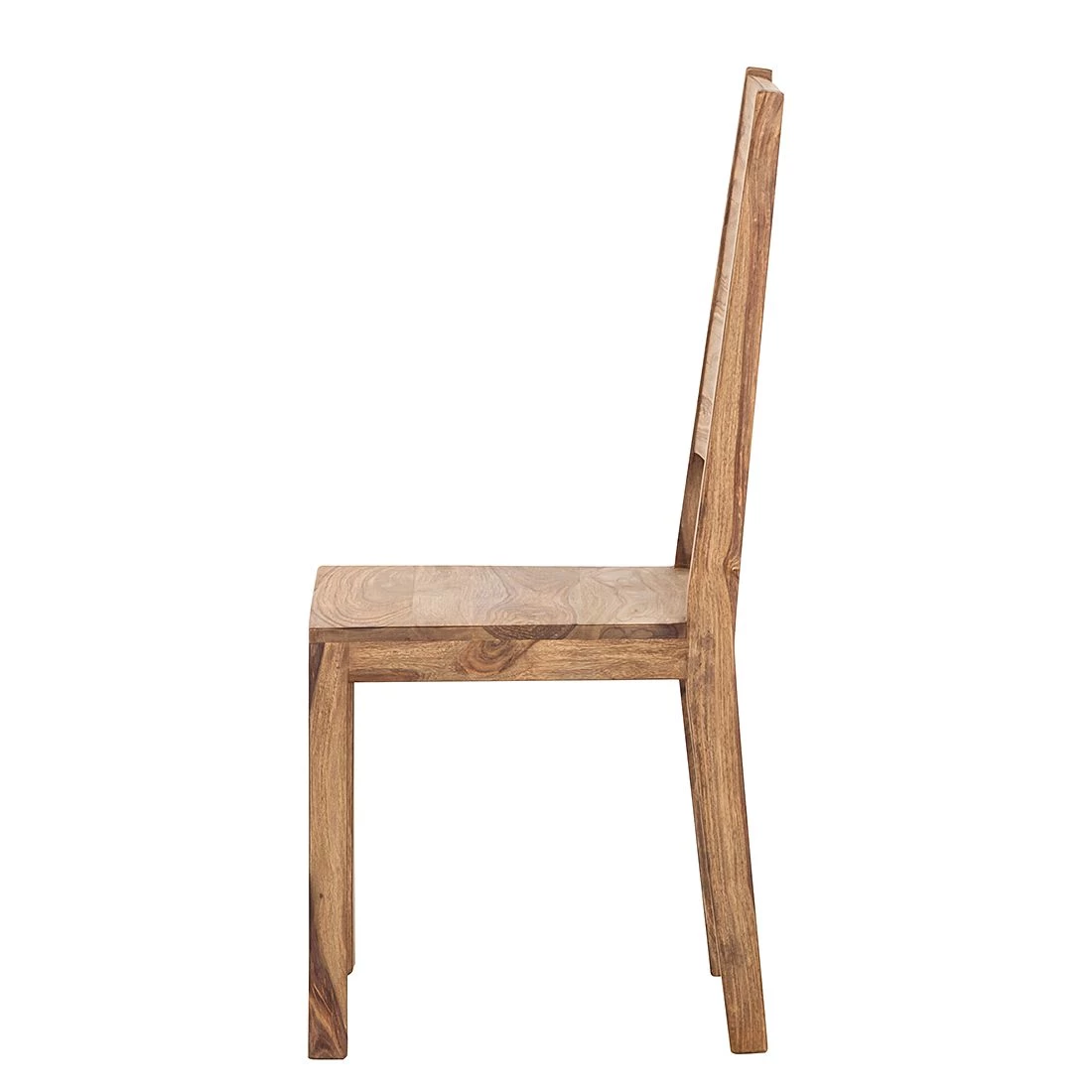 Wolf-Möbel Chaises Yoga (lot de 2) - Sheesham massif - Naturel 5 Wolf-Möbel Chaises Yoga (lot de 2) - Sheesham massif - Naturel – Image 5