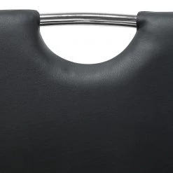 Roomscape Chaise cantilever Pasala - Noir - Lot de 2 -Meubles de salle à manger Soldes Magasin freischwinger pasala 2er set kunstleder schwarz 3995456