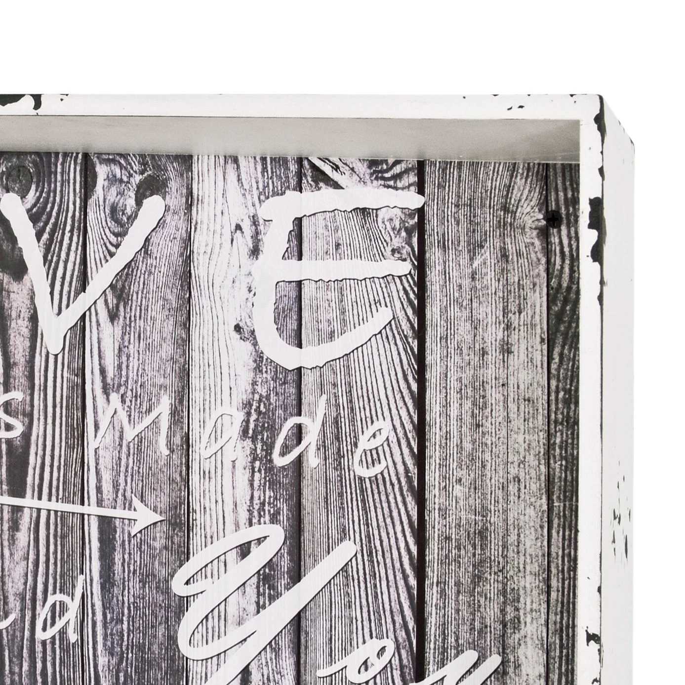 Home Design Étagère suspendue Alexis - Anthracite / Blanc vintage 2 Home Design Étagère suspendue Alexis - Anthracite / Blanc vintage – Image 2