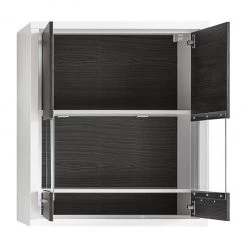 Mooved Vitrine suspendue Piorini II (avec éclai - Imitation pin anthracite / Blanc 5 Mooved Vitrine suspendue Piorini II (avec éclai - Imitation pin anthracite / Blanc -Meubles de salle à manger Soldes Magasin haengevitrine maruto ii inkl beleuchtung kiefer dunkel dekor weiss 4933176