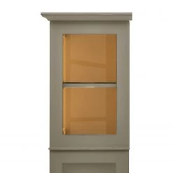 Maison Belfort Buffet haut Azjana - Granite / Pin couleur miel -Meubles de salle à manger Soldes Magasin highboard azjana pinie teilmassiv 3394633