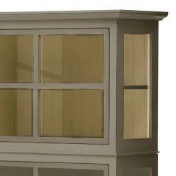 Maison Belfort Buffet haut Azjana - Granite / Pin crème -Meubles de salle à manger Soldes Magasin highboard azjana pinie teilmassiv 3394657