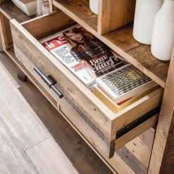 Ars manufacti Buffet haut Tamati - Pin parasol massif -Meubles de salle à manger Soldes Magasin highboard tamati pinie massiv 3758568