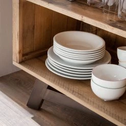 Ars manufacti Buffet haut Tamati - Pin parasol massif -Meubles de salle à manger Soldes Magasin highboard tamati pinie massiv 3758576