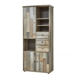 Red Living Armoire Tapara - Marron / Gris