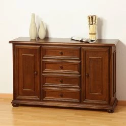 Montreux Commande Arabella - Tulipier partiellement massif - Teinté et verni à l'ancienne 7 Montreux Commande Arabella - Tulipier partiellement massif - Teinté et verni à l'ancienne -Meubles de salle à manger Soldes Magasin kommode arabella tulpenbaum teilmassiv antik gebeizt lackiert 1429590