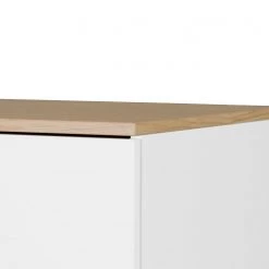 Tenzo Commode Dot II - Partiellement en chêne massif -Meubles de salle à manger Soldes Magasin kommode dot ii eiche teilmassiv weiss 5007928