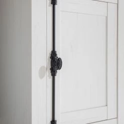 Maison Belfort Vaisselier Geestland - Imitation pin blanc -Meubles de salle à manger Soldes Magasin kommode geestland i pinie weiss dekor 4535672