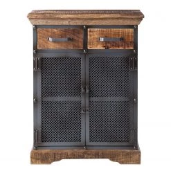 Ars manufacti Buffet Hunter II - Métal / Manguier massif- Manguier / Gris bleu 11 Ars manufacti Buffet Hunter II - Métal / Manguier massif- Manguier / Gris bleu -Meubles de salle à manger Soldes Magasin kommode hunter ii metall mango massiv mango blaugrau 4845740