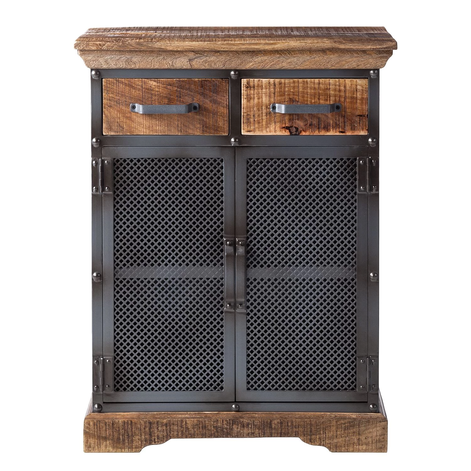 Ars manufacti Buffet Hunter II - Métal / Manguier massif- Manguier / Gris bleu 3 Ars manufacti Buffet Hunter II - Métal / Manguier massif- Manguier / Gris bleu – Image 3