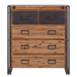 Ars manufacti Commode Manchester II - Acacia massif / Métal -Meubles de salle à manger Soldes Magasin kommode manchester ii akazie massiv metall 4876424