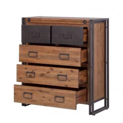 Ars manufacti Commode Manchester II - Acacia massif / Métal -Meubles de salle à manger Soldes Magasin kommode manchester ii akazie massiv metall 4876432