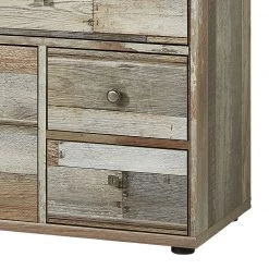 Red Living Buffet Tapara - Marron / Gris -Meubles de salle à manger Soldes Magasin kommode tapara braun grau 4390272